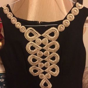 Lily Pulitzer Size Two Black Cocktail Dress